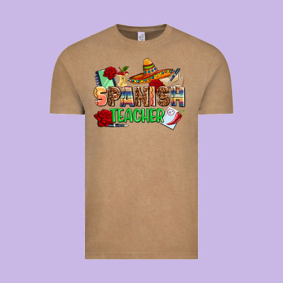 Spanish Teacher Vintage Tee Designed By Adodesignshop