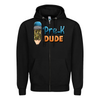 Black pre k dude Zipper Hoodie - Jasminsmagicworld