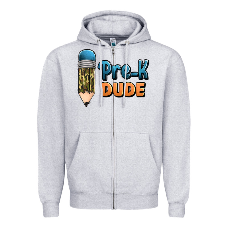 Pre K Dude Zipper Hoodie by Jasminsmagicworld | Teevron