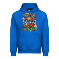 Cobalt Leaves lattes Fall pumpkin Urban Hoodie - NancyCooperArtShop