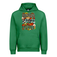 Emerald Leaves lattes Fall pumpkin Urban Hoodie - NancyCooperArtShop