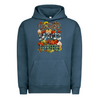 Pigment Midnight Navy Leaves lattes Fall pumpkin Urban Hoodie - NancyCooperArtShop