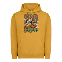 Pigment Peanut Butter Leaves lattes Fall pumpkin Urban Hoodie - NancyCooperArtShop