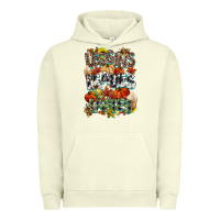 Pigment Pistachio Leaves lattes Fall pumpkin Urban Hoodie - NancyCooperArtShop