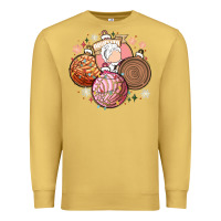 Antique Gold christmas pan dulce Premium Sweatshirt - MaliasSmallBusiness