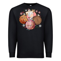 Black christmas pan dulce Premium Sweatshirt - MaliasSmallBusiness