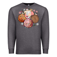 Charcoal Heather christmas pan dulce Premium Sweatshirt - MaliasSmallBusiness