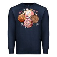 Navy christmas pan dulce Premium Sweatshirt - MaliasSmallBusiness