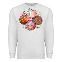 Oatmeal Heather christmas pan dulce Premium Sweatshirt - MaliasSmallBusiness