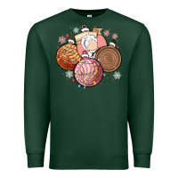 Sports Green christmas pan dulce Premium Sweatshirt - MaliasSmallBusiness