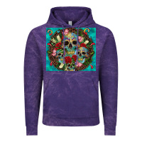 Cloud Purple sugar skulls tumbler 3 Vintage Hoodie - CTS Tumbler Store