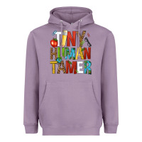 Lavender tiny human tamer Heavyweight Hoodie - NancyCooperArtShop