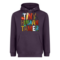 Plum tiny human tamer Heavyweight Hoodie - NancyCooperArtShop