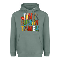 Sage tiny human tamer Heavyweight Hoodie - NancyCooperArtShop