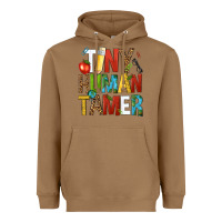 Toasted Coconut tiny human tamer Heavyweight Hoodie - NancyCooperArtShop