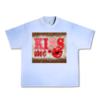 Grape Ice valentine's day kiss me Urban Heavy Tee - BarkalooDesign