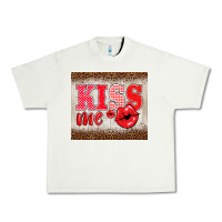 Pistachio valentine's day kiss me Urban Heavy Tee - BarkalooDesign