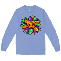 Colony Blue sunflower halloween Long Sleeve Tee - JahusDesignShop