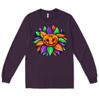 Plum sunflower halloween Long Sleeve Tee - JahusDesignShop