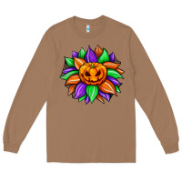 Sunflower Halloween Long Sleeve Tee | Teevron