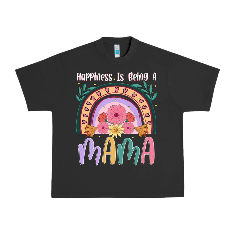 Happiness Is Being A Mama Urban Heavy Tee by JahusDesignShop | Teevron