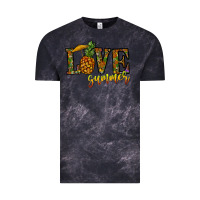 Cloud Black love summer pinapple Vintage Tee - CowhideDigitalArt