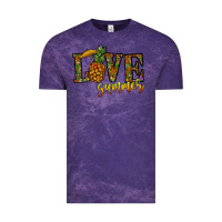 Cloud Purple love summer pinapple Vintage Tee - CowhideDigitalArt