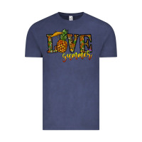 Vintage Denim love summer pinapple Vintage Tee - CowhideDigitalArt