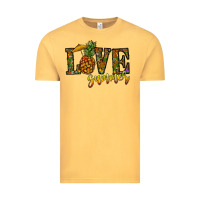 Vintage Mustard love summer pinapple Vintage Tee - CowhideDigitalArt