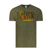 Vintage Olive love summer pinapple Vintage Tee - CowhideDigitalArt