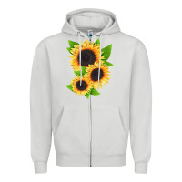Treetops Sunflower Zipper Hoodie | Teevron