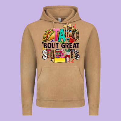 Taco Bout Great Students Vintage Hoodie Designed By Cts Tumbler Store