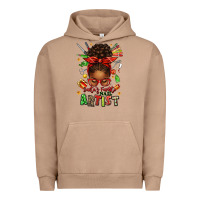 Pigment Burro santa's favorite nail artist afro messy bun Urban Hoodie - texasbilliewilder