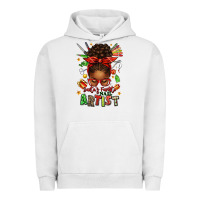 Pigment Lunar Rock santa's favorite nail artist afro messy bun Urban Hoodie - texasbilliewilder