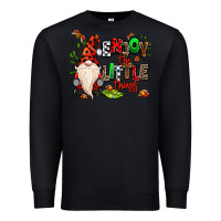 Black enjoy the little things Premium Sweatshirt - MaliasSmallBusiness
