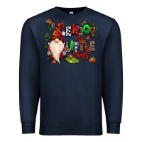 Navy enjoy the little things Premium Sweatshirt - MaliasSmallBusiness