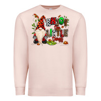 Pale Pink enjoy the little things Premium Sweatshirt - MaliasSmallBusiness