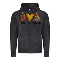 Peace Love Christmas Vintage Hoodie | Teevron