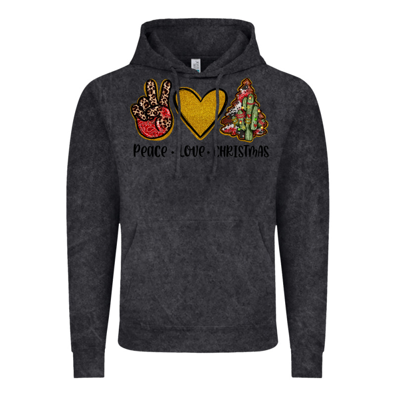 Peace Love Christmas Vintage Hoodie by JahusDesignShop | Teevron