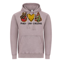 Vintage Zinc peace love christmas Vintage Hoodie - JahusDesignShop