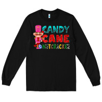 Black candy cane and pink nutcracker ado Long Sleeve Tee - AdoDesignShop