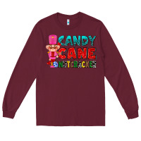 Burgundy candy cane and pink nutcracker ado Long Sleeve Tee - AdoDesignShop