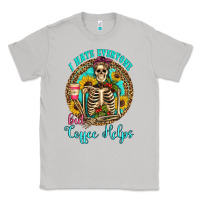 Moon Dust i hate everyone but coffee helps western skeleton coffee sunflowers Classic Tee - Artiststas