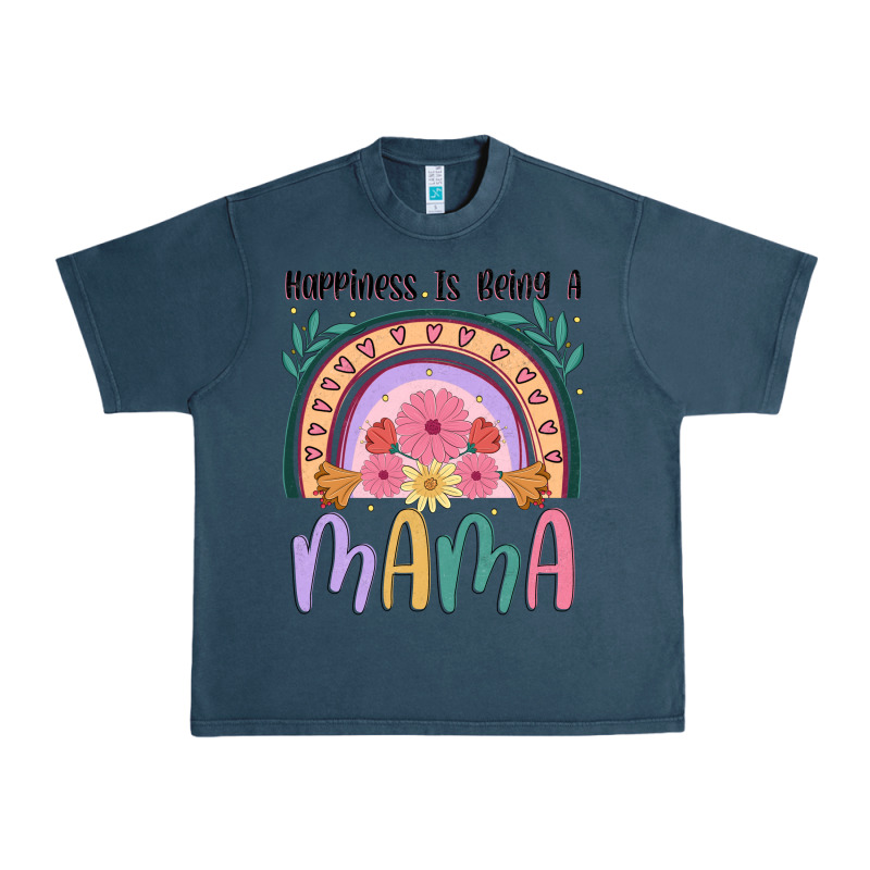 Happiness Is Being A Mama Urban Heavy Tee by JahusDesignShop | Teevron
