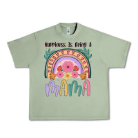 Oil Green happiness is being a mama Urban Heavy Tee - JahusDesignShop