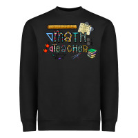 Black math teacher Heavyweight Sweatshirt - CowhideDigitalArt
