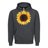 Smoke treetops sunflower Zipper Hoodie - LillyAllenDesigns