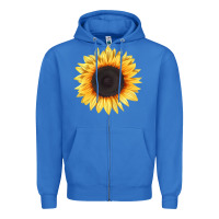 True Royal treetops sunflower Zipper Hoodie - LillyAllenDesigns