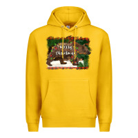 Lemon merry christmas bear Premium Hoodie - BarkalooDesign
