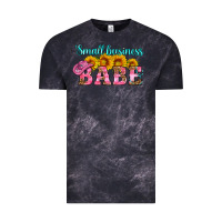 Cloud Black small business babe Vintage Tee - HRA Design Shop